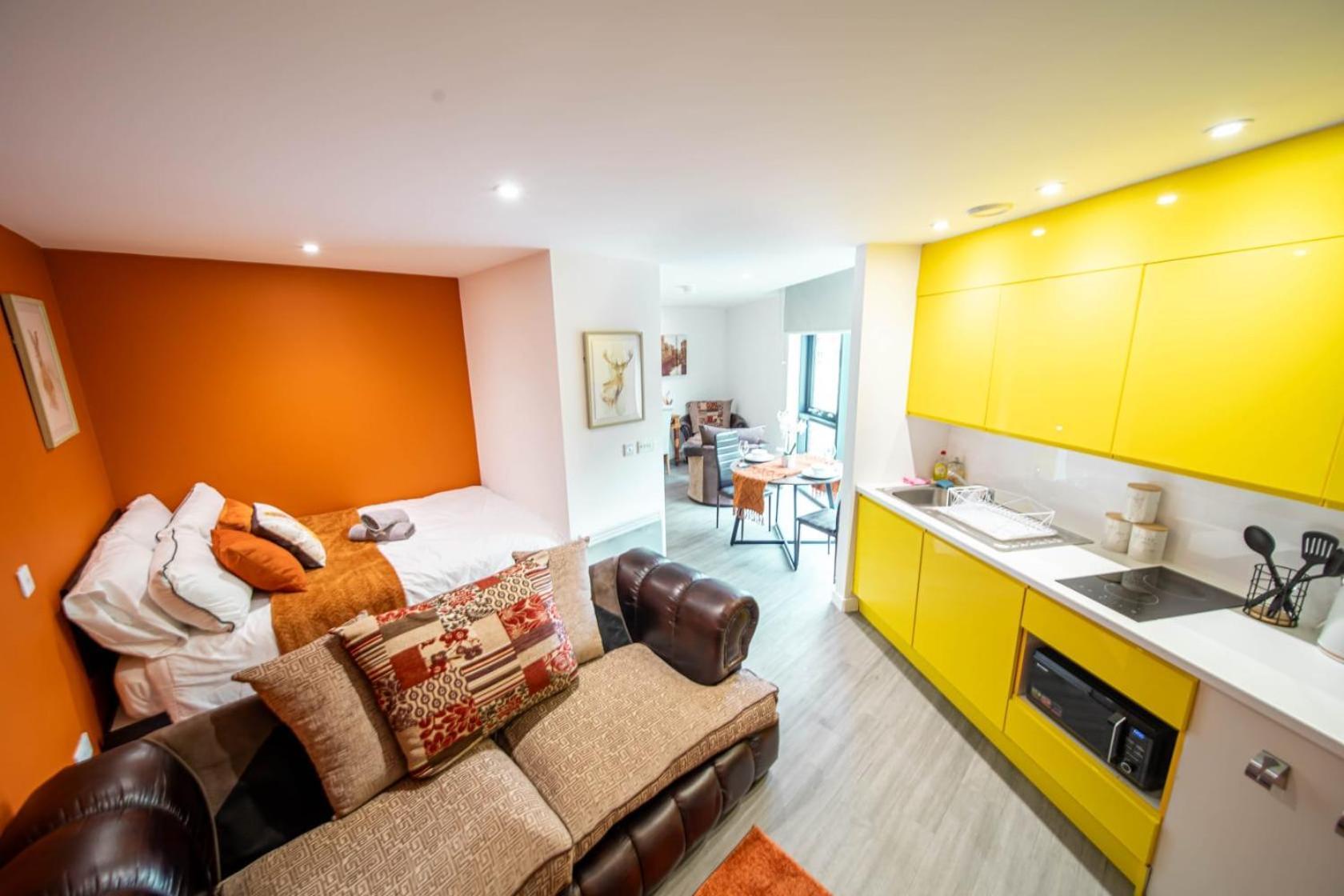 Corner Studio Apartment In Sheffield Ngoại thất bức ảnh